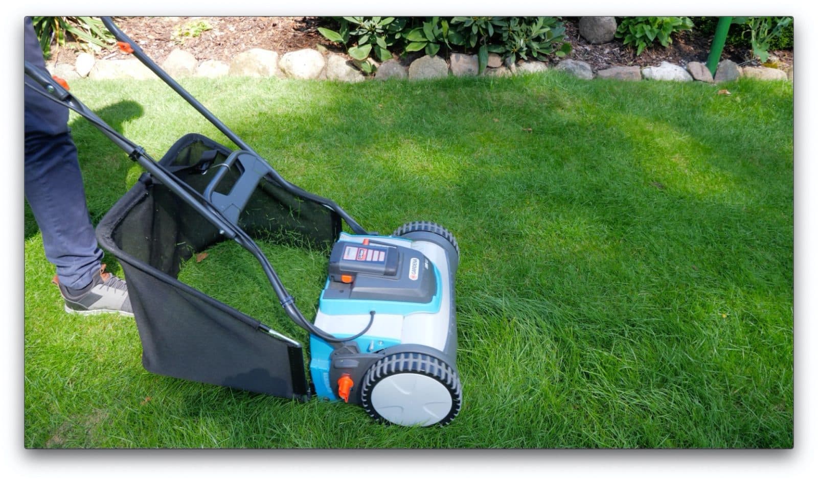Gardena AkkuSpindelmäher Test
